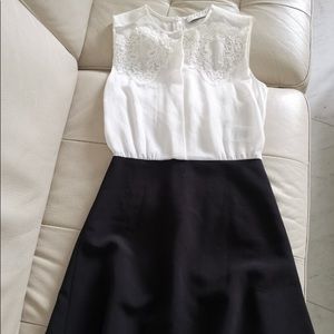 Sandro mixed lace dress